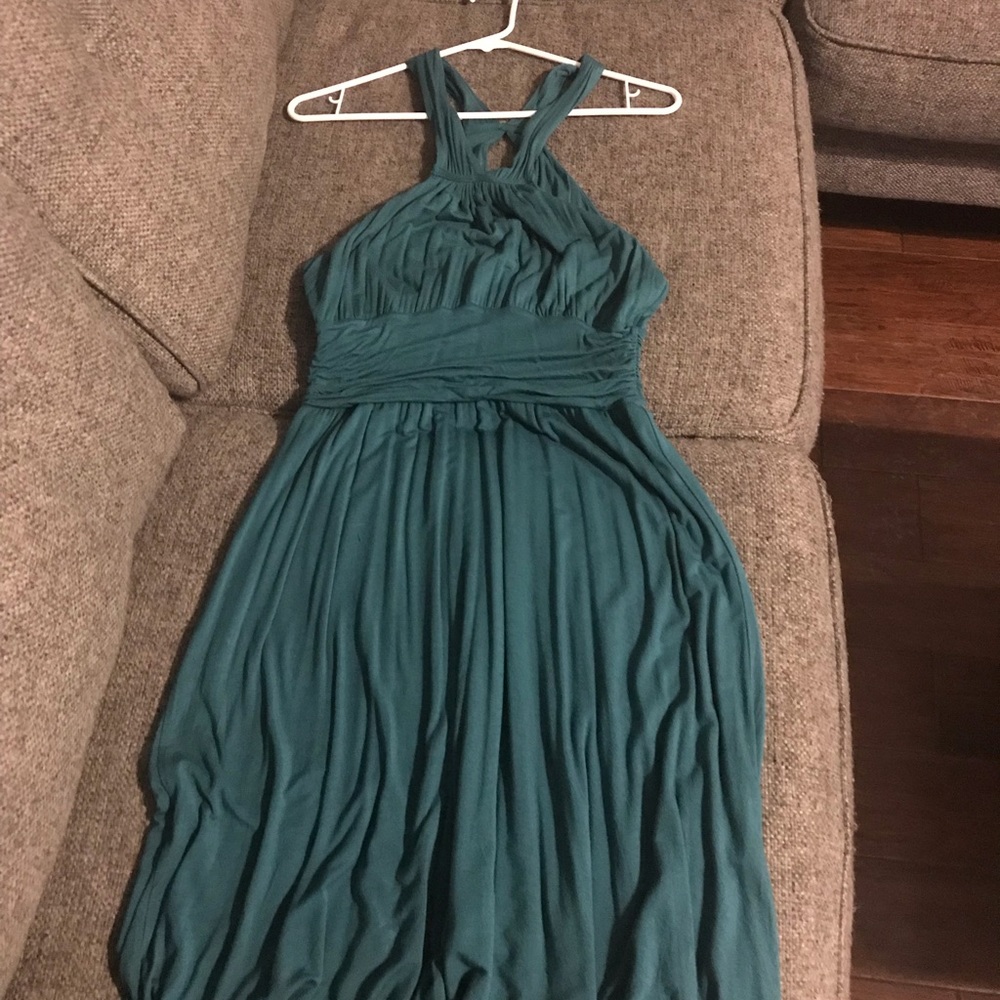 Deep Green Dress